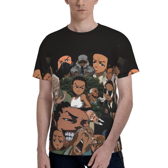 Men's T-Shirt Graphic Print Crew Neck Unisex Short Sleeve Hip Hop Adults Tees Top Streetwear