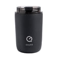 thumbnail image 1 of Taza con Aismiento de Paja a Prueba de de Viaje de Acero Inoxidable 304 Café Frío Y Caliente Bebidas de Té Vaso Térmico Al Vacío con Tapa a Pr Negro Baoblaze Ollas calentadoras de café, 1 of 8