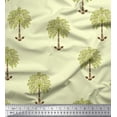 thumbnail image 1 of Soimoi Cotton Voile Fabric Tree Block Print Sewing Fabric Yard 56 Inch Wide, 1 of 1