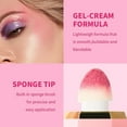 thumbnail image 4 of Makeup Color Liquid Blushmatte Finish Longwearingwaterproof Gelcreamblush With Sponge Tip Applicator, Makeup White Blusher, 4 of 6