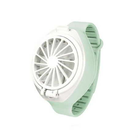 

USB Rechargeable Fan With Comfortable Wrist Strap Mini Portable Watch-Shaped Fan For Indoor Or Outdoor Travel