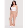 thumbnail image 2 of Women's Plus Size High Waisted Contrast Piping Pants, 2 of 4