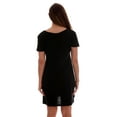 thumbnail image 3 of Just Love Comfortable Sleep Dress Shirt for Women - Ideal for Sleeping and Lounging in Dorms (Black - Love Me Some Sleep, Large), 3 of 3