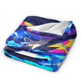 thumbnail image 3 of Manta Greninja de franela ultra suave, cálida y acogedora, regalo para niños, niñas, adultos, viajes, camping, sofá cama, 50 x 40 pulgadas, 3 of 8