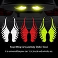thumbnail image 3 of Leadrop 2Pcs Car Sticker Reflective Waterproof Decorative Universal Creative Angel Wing Car Auto Body Sticker Decal Vehicle Supplies, 3 of 11