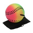 thumbnail image 3 of Uxcell Bola de muñeca deportiva de 2.5 pulgadas, bola de béisbol de goma con retorno para ejercicio, colores mezclados, 3 of 5