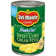 Del Monte Sweet Cream Corn, Canned Vegetables, 14.75 oz Can