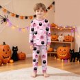 thumbnail image 4 of NOLDARES Kids Pajamas For Gils Sleepwear Toddler Clothes Halloween Funny Prints Outfit, 4 of 8