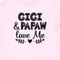thumbnail image 4 of Inktastic Gigi and Papaw Love Me Boys or Girls Baby T-Shirt, 4 of 5