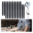 thumbnail image 2 of 24PCS Count Permanent Markers, Fine Point Tip Black Permanent Marker Pens with Retractable Pen Hold, 2 of 5