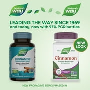Natures Way Cinnamon Premium Extract Capsules, Supports Blood Sugar Metabolism*, Unisex, 120ct