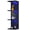 4r-Black, variant on 4-Tier Wall Shelf with 10 Rgb Lighting Modes, Multifunctional Wall Mounted Vertical Display Floating Shelf for Bedroom Living Room Vanity, White