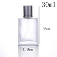 thumbnail image 3 of Frosted Glass Spray Bottle Perfume Atomizer, Refillable Perfume Spray Bottle Perfume Bottles Empty Fine Mist Atomizer Cosmetic Make up Container, 3 of 3