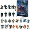 thumbnail image 3 of TIELUTT Christmas Countdown Calendar Dinosaur Ornaments Advent Set Automatic Pan Stirrer with Timer Stopwatch Timer Clock Large Digital Clock with Timer Workout Clock Battery Operated Lamps with Time, 3 of 6