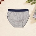 thumbnail image 5 of Boys Briefs 100% Cotton - Kids Underwear Soft & Breathable for Ages 1-10 Years, Toddler to Big Boy Sizes, Heather Gray, 1-Pack,Size 4-6 T, 5 of 9