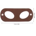 thumbnail image 2 of USHOBE 2 Pcs Laisse de Dragon Barbu Professionnelle Marron Sangle Réglable Durable Soin des Animaux, 2 of 8