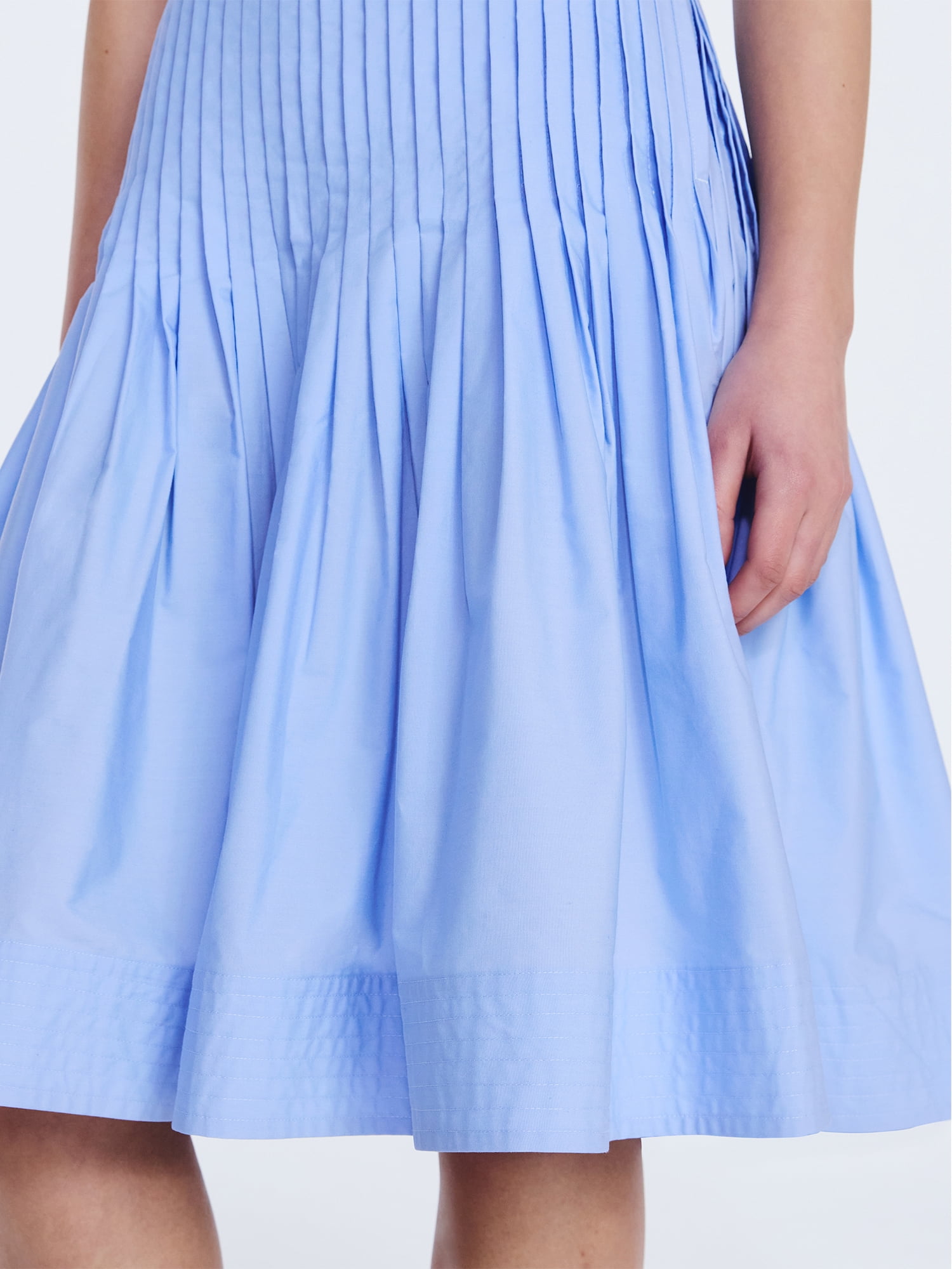 Free Assembly Women's Pintuck Knee Length Skirt, Sizes XS-XXL