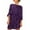 Purple, variant on Evening Dresses for Women Holiday Dresses for Women Fashion Casual Holiday Party Sequin Beaded Lace Up Long Sleeved Dress Dresses