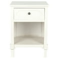 thumbnail image 3 of SAFAVIEH Rosaleen Solid Casual Storage Side Table, White, 3 of 5