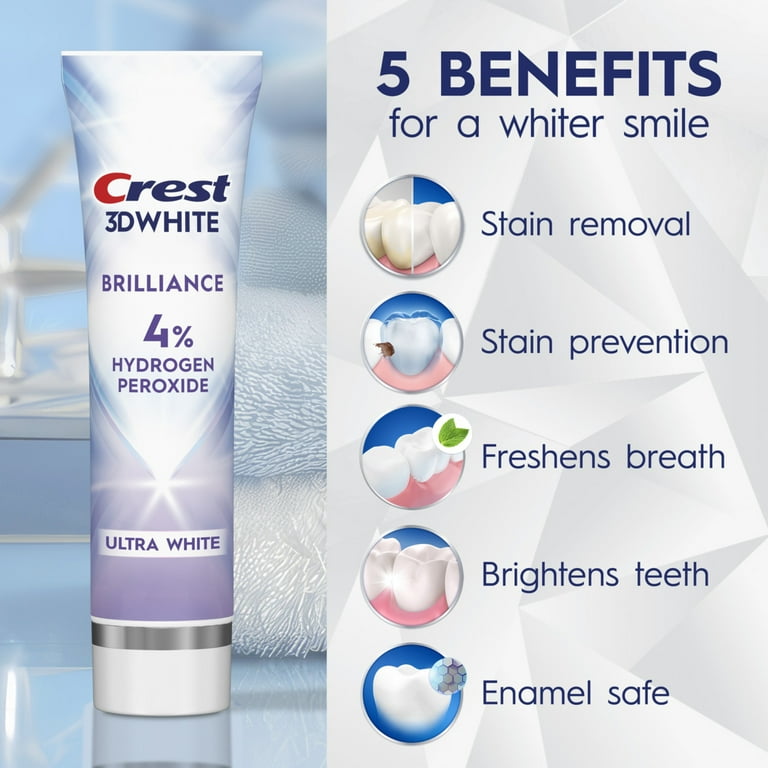 Crest 3D White Brilliance Pro Ultra Teeth Whitening Toothpaste