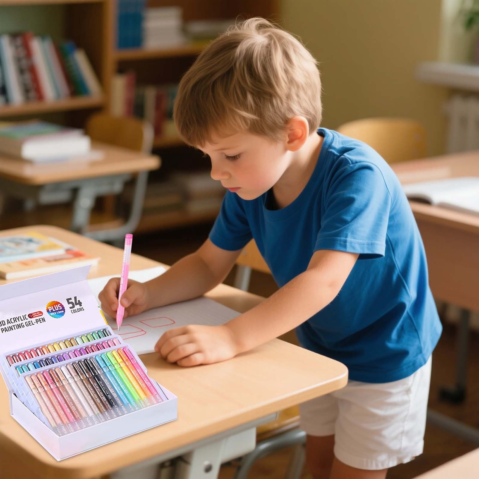 3D Painting Supplies Acrylic Gel Pens Set for Art DIY Crafts and Projects Ideal for Kids and Artists for Expression and Imaginative Projects