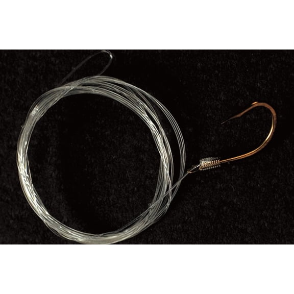 Mustad F505 President French Snell - Red - 10 Per Pack