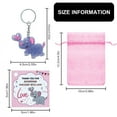 thumbnail image 5 of Rvaymup 30Pcs Colorful Keyring Elephant Pendant Keychains Set Baby Shower Return Favor Gift for Guest Animal Theme Key Chain, 5 of 8