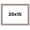 Hans, variant on 20x15 Frame Black Real Wood Picture Frame Width 1.5 inches | Interior Frame Depth 0.5 inches |