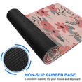 thumbnail image 6 of Long Mouse Pads for Desk,Pioneer Flower Floral Print Pattern Desk Mats on Top Of Desks, Desk Mouse Pad Extra Large with 3mm Non-Slip Base and Stitched Edge for Gaming,Office,Work,Home 47.3"x23.6", 6 of 6