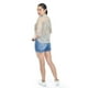 thumbnail image 3 of Blusa transparente con encanje Roman Fashion /Juvenil, 8042 (Beige) beige CH, 3 of 5
