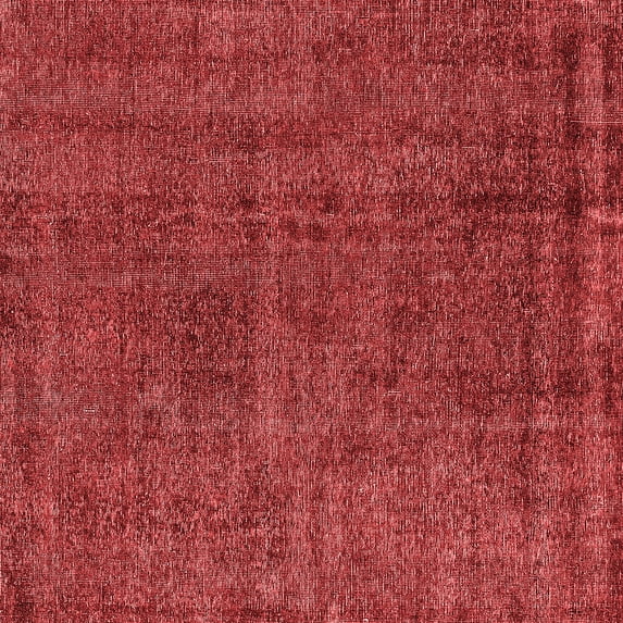 Ahgly Company Indoor Square Oriental Red Industrial Area Rugs, 6' Square