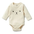 thumbnail image 1 of Wilson+Frenchy Organic Rib Long-Sleeved Top - Buttermilk (18-24 Months), 1 of 5