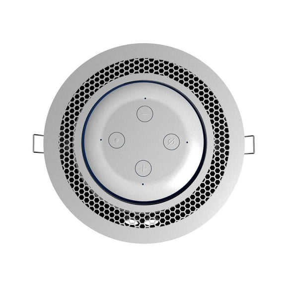 Splin Ceiling Embedded Mount Stand Compatible with Smart Speaker Alexa Echo Dot 3rd gen. - - or Nest Mini -Google- Model Classic Built in (White)