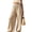 Apricot, variant on Women Pants Elastic High Waist Wide Leg Loose Fit Trousers Pure Color Summer Spring Casual Beach Vacation Long Pants
