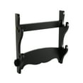 thumbnail image 3 of 2 Layers Wall Mounted Detachable Collection Storage Rack Display Shelf Sword Holder Organizer (Black), 3 of 8