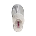 thumbnail image 6 of Josmo Little Kids Girls Slippers, Silver Shimmer                  , 1, 6 of 7