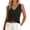 Black #1, variant on WULMLEO Women's V-Neck Sleeveless Stretch Pullover Premium Sweater Vest Top Beige L