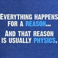 thumbnail image 3 of CafePress - Physics Is The Reason T Shirt - Mens Football Shirt, 3 of 4