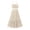 Beige, variant on Womens Sets 2 Piece Outfits Skirts Summer Trendy Spaghetti Strap Ruffled Crop Top & High Waist Maxi Skirt Casual Going Out Vacation