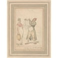 thumbnail image 2 of Thomas Rowlandson 19x24 Black Ornate Framed Double Matted Museum Art Print Titled: A Frantic Man or the Shirt Washed to Rags (ca. 1780-1825), 2 of 5