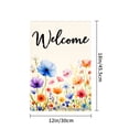 thumbnail image 4 of Welcome Floral Garden Flag For Home Outdoor Garden Yard Decor 12x18 Inch, 4 of 5