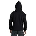 thumbnail image 2 of Hanes Unisex Ecosmart Pullover Hooded Sweatshirt - BLACK - 2XL, 2 of 2