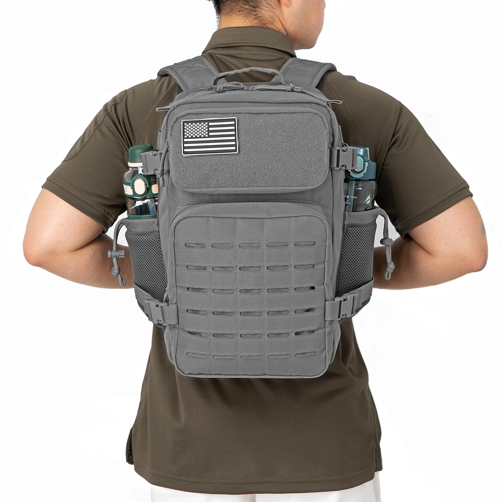 Haadid 25L/45L Backpack for Hiking, Outdoor Daypack for Travel & College, Water-Resistant Laptop Backpack for Men & Women
