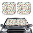 thumbnail image 2 of Windshield Sun Shade, Labrador Retriever Dog No.1004 Foldable Car Sun Shade Windshield For Front, 2 Pieces, 2 of 4
