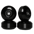 thumbnail image 2 of Roues de Planche à Roulettes avec Roulements 52X30mm Roues de Rue Pièces de Planche à Roulettes Cruiser Roues de Longboard (Ensemble de 16) Noir, 16 x Roues de Planche à Roulettes 32 x Roulements Circulaires Noirs 16 x Manchons, Noir, 2 of 5