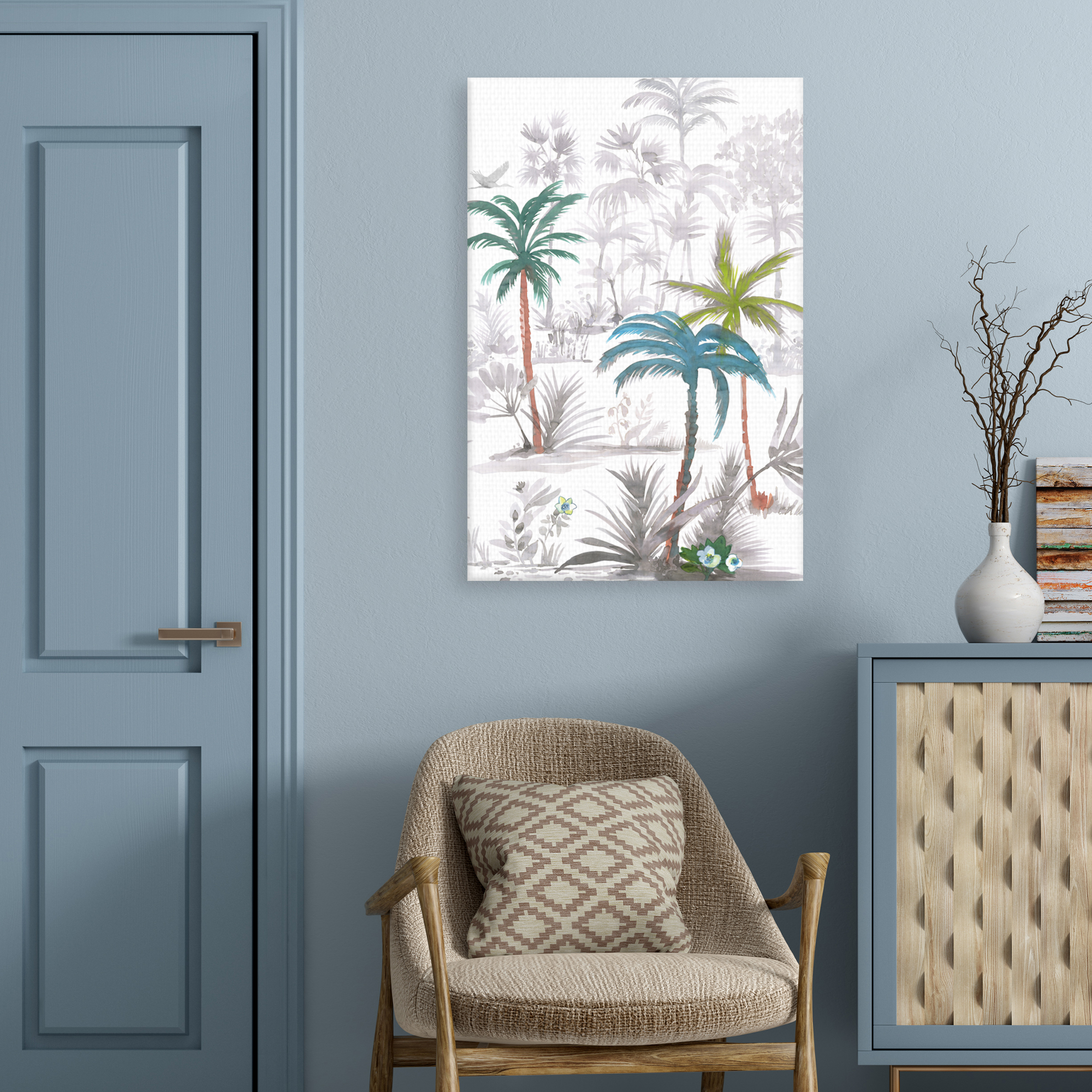 Paradise Parade by Sandra Jacobs Canvas Art Print