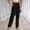 Black, variant on Trushirts Women's Loose Fit 100% Denim Cargo Pants - 2XL Khaki, Multiple Pockets, Button Closure, Versatile Casual Style for Daily Errands & Weekends