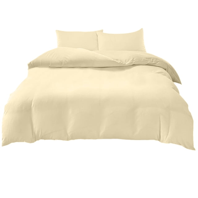 Ohufall Soft Fresh Color Washed Bedding Set Twin Sheets Set Four Piece For Student Dormitory