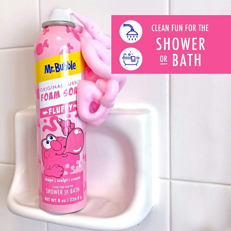 Mr. Bubble Original Foam Soap, Kids Bath Spray, Fun Bathtub Play