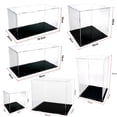 thumbnail image 2 of Vitrina de acrílico transparente, caja organizadora para mostrador, soporte de protección a prueba de polvo, vitrina para figuras de acción, juguetes y objetos de colección, 2 of 5